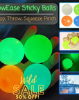 GlowEase Sticky Balls: Brighten Your Day, Lighten Your Stress; Luminous Balls for Calm Moments