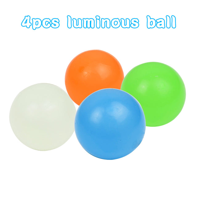 GlowEase Sticky Balls: Brighten Your Day, Lighten Your Stress; Luminous Balls for Calm Moments