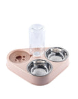 3in1 Pet Food Bowl with Automatic Drinking Feeder