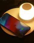 Bedside Lamp With Wireless Charger