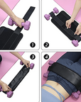 Hip Thrust Belt Glute Bridge Pad