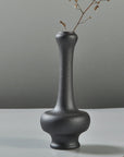 Ceramic Flower Vase Porcelain Black